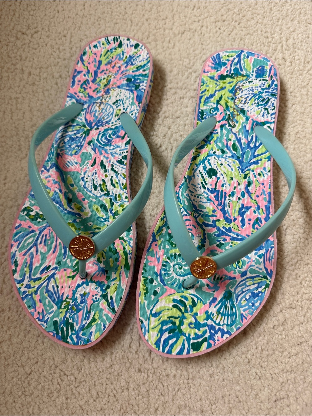 Lilly Pulitzer Flip Flops